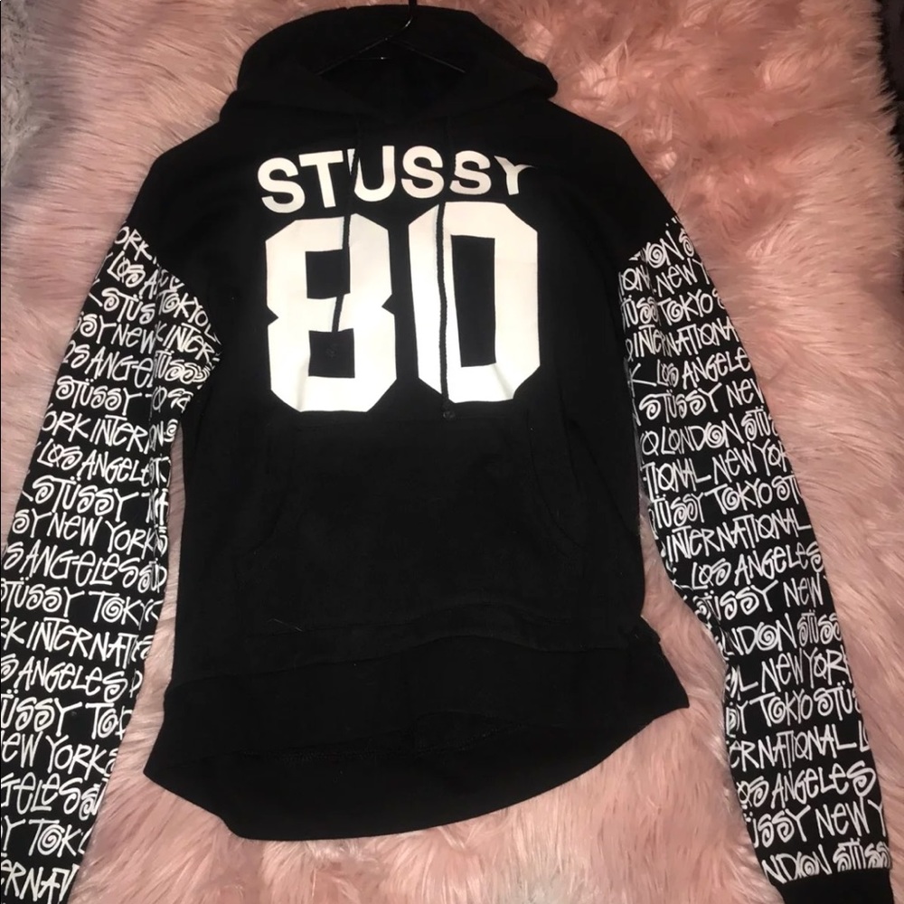 B&W Stussy hoodie worn once